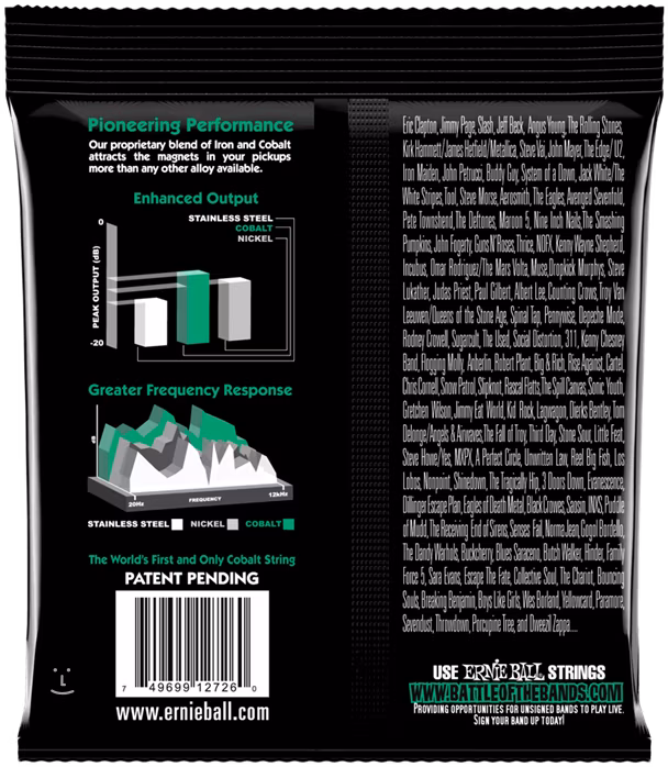 Ernie Ball 2726 Cobalt Not Even Slinky - Struny pro elektrickou kytaru