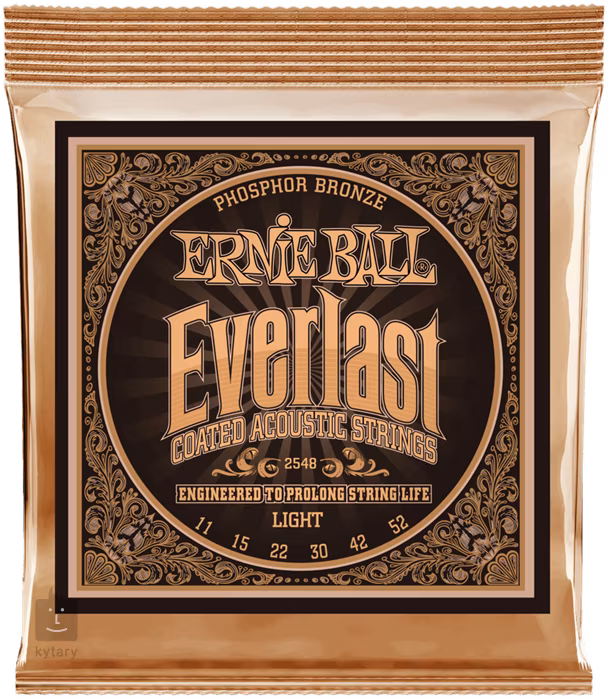 Ernie Ball 2548 Everlast Phosphor Bronze Light - Kovové struny pro akustickou kytaru