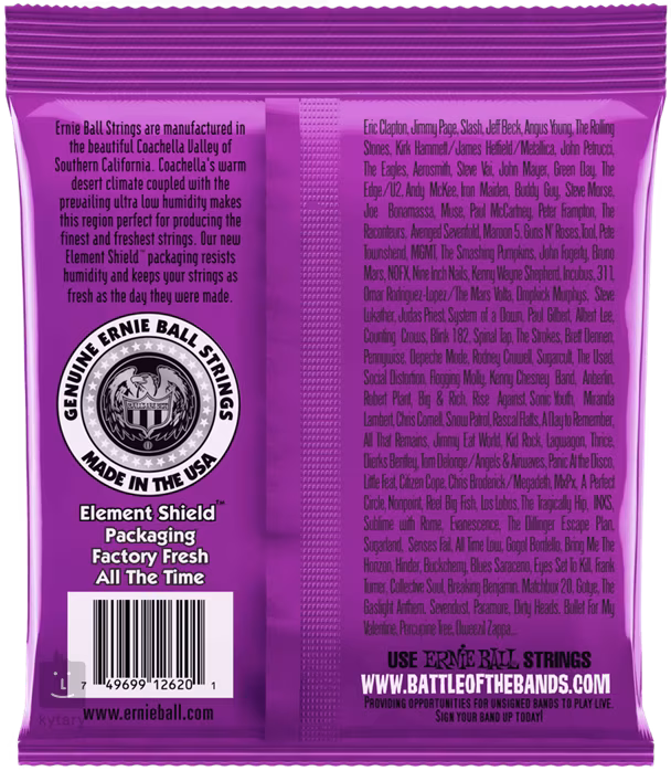 Ernie Ball 2620 Nickel Wound 7-String Power Slinky - Struny pro sedmistrunnou elektrickou kytaru