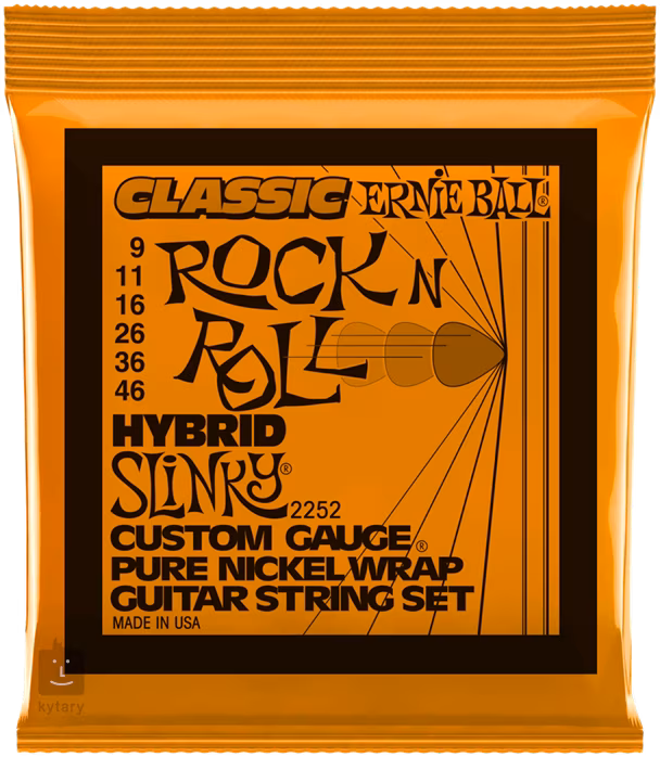 Ernie Ball 2252 Pure Nickel Hybrid Slinky - Struny pro elektrickou kytaru