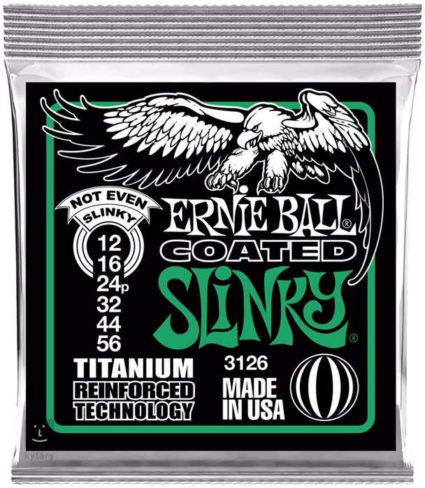 Ernie Ball 3126 Titanium Not Even Slinky - Struny pro elektrickou kytaru