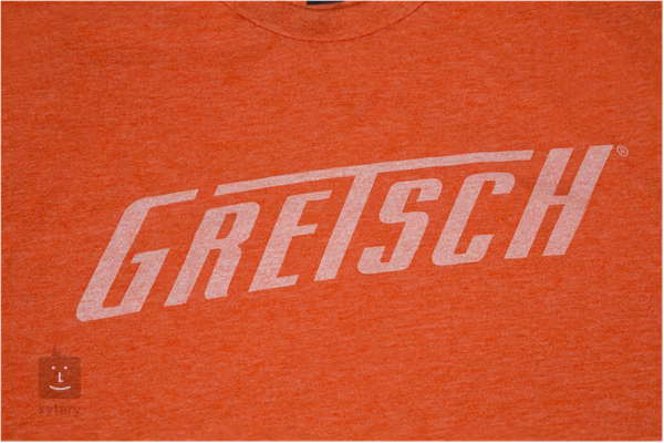 Gretsch Logo T-Shirt Heather Orange XXL - Tričko