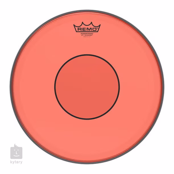 Remo 14" Powerstroke 77 Colortone Red - Blána na snare bubínek 