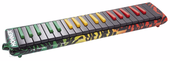 Hohner Airboard Rasta 37 - Foukací klávesová harmonika