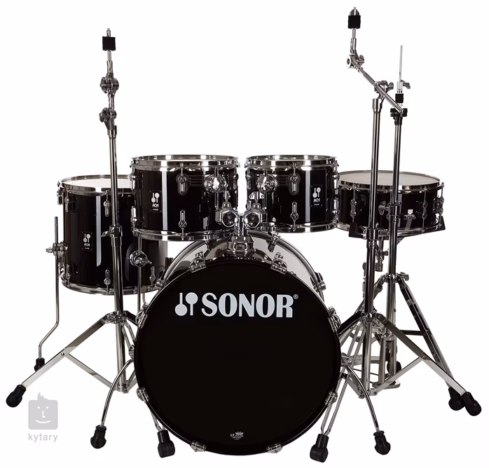 Sonor AQ1 Piano Black Studio Set - Bicí souprava