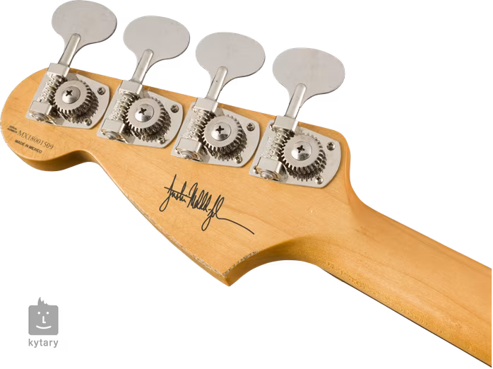 Fender JMJ Road Worn Mustang Bass RW BLK - Elektrická baskytara