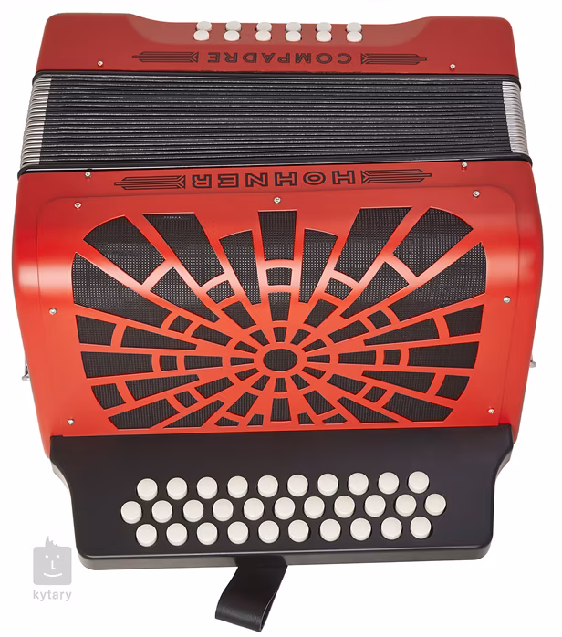 Hohner Compadre GCF, red - Diatonický akordeon