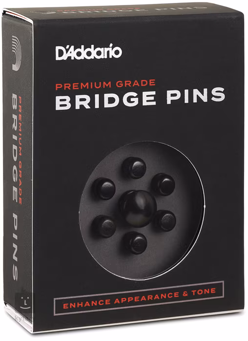D'Addario Ebony Bridge Pins - Kolíčky do kobylky