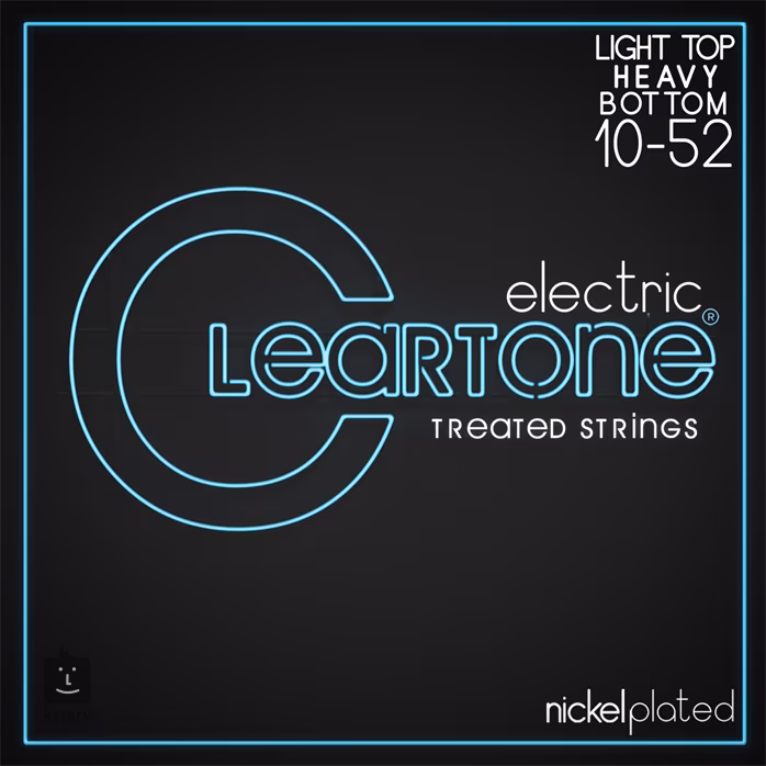 Cleartone Nickel Plated 10-52 Light Top/Heavy Bottom - Struny pro elektrickou kytaru