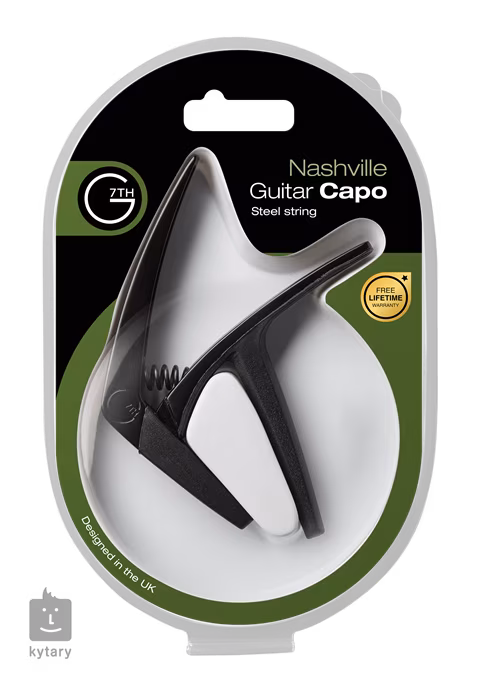 G7th Nashville 6-String Black - Kapodastr