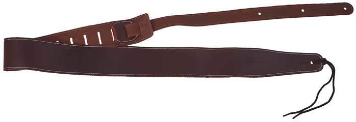 Perri's Leathers 7053 The Baseball Leather Collection Wine - Kytarový popruh