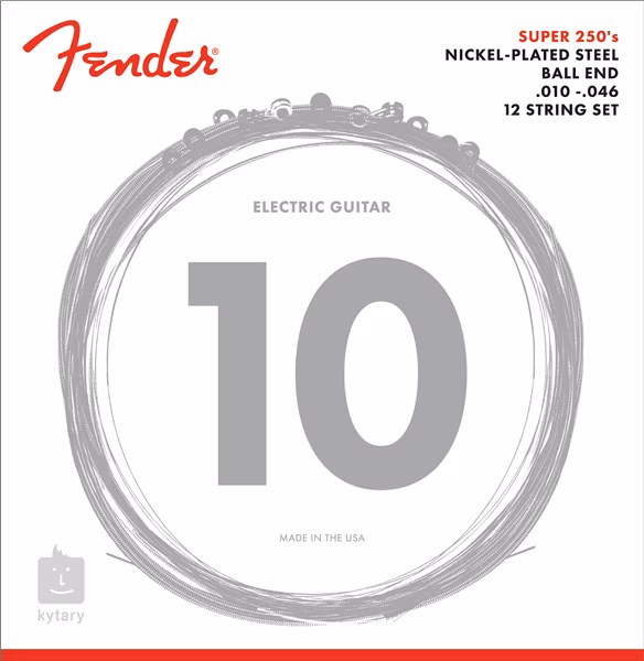 Fender Electric XII Strings NPS 10-46 - Struny pro dvanáctistrunnou elektrickou kytaru
