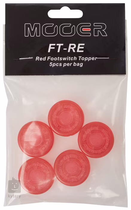 Mooer Candy Footswitch Topper Red - Krytka na footswitch