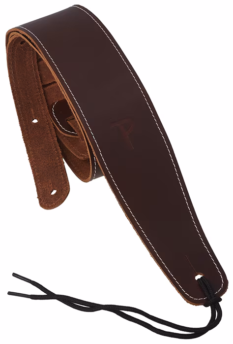 Perri's Leathers 7050 The Baseball Leather Collection Brown - Kytarový popruh