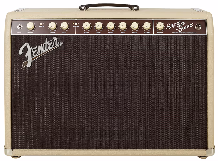 Fender Super-Sonic 22 Blonde - Kytarové lampové kombo