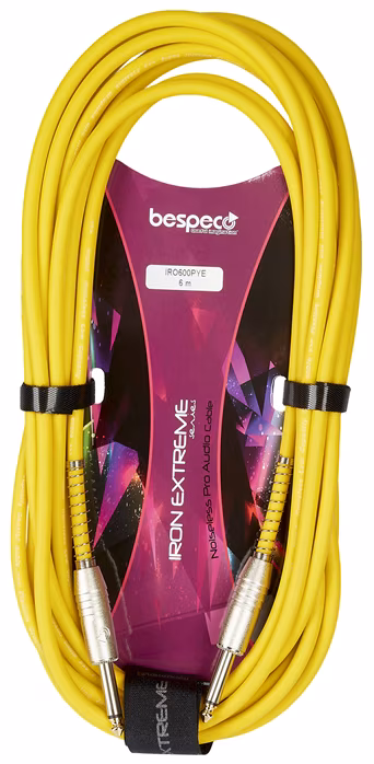 Bespeco IRO600P Yellow - Nástrojový kabel