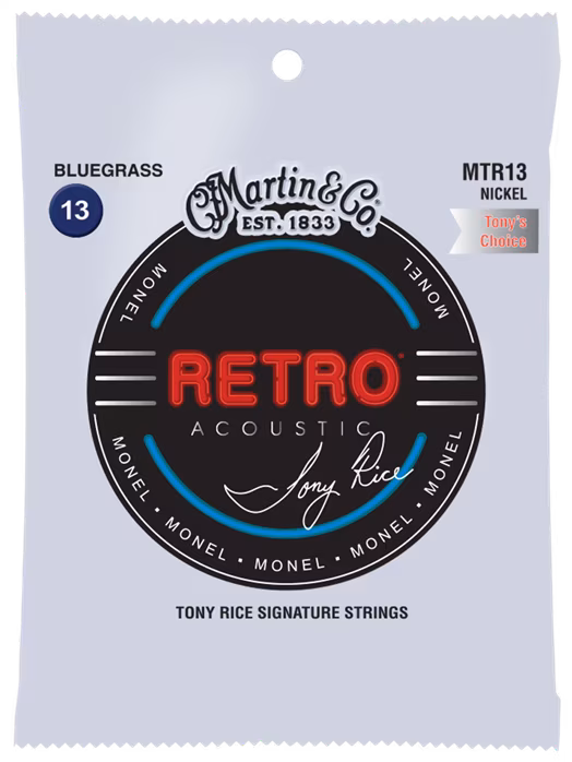 Martin Retro Bluegrass - Tony Rice's Choice - Kovové struny pro akustickou kytaru