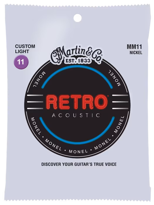 Martin Retro Custom Light - Kovové struny pro akustickou kytaru