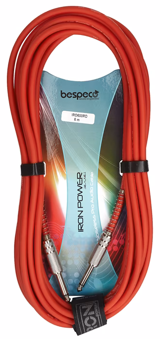 Bespeco IRO600 RD - Nástrojový kabel