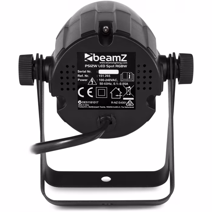 BeamZ PS12W LED Spot 12W RGBW IR - LED reflektor