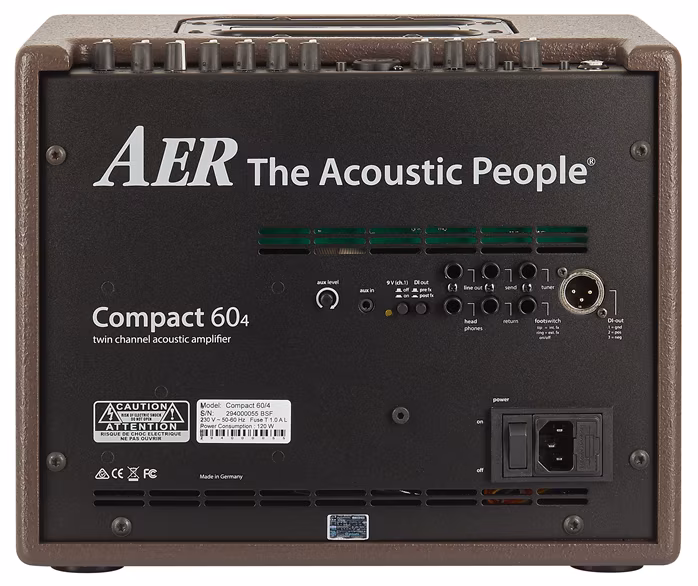 Aer Compact 60 IV Brown Spatter Finish - Kombo pro akustické nástroje