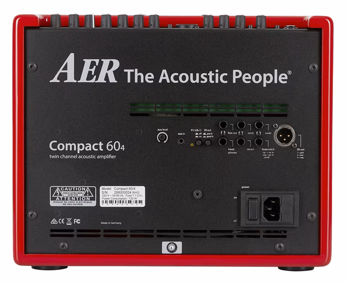 Aer Compact 60 IV Red High Gloss - Kombo pro akustické nástroje