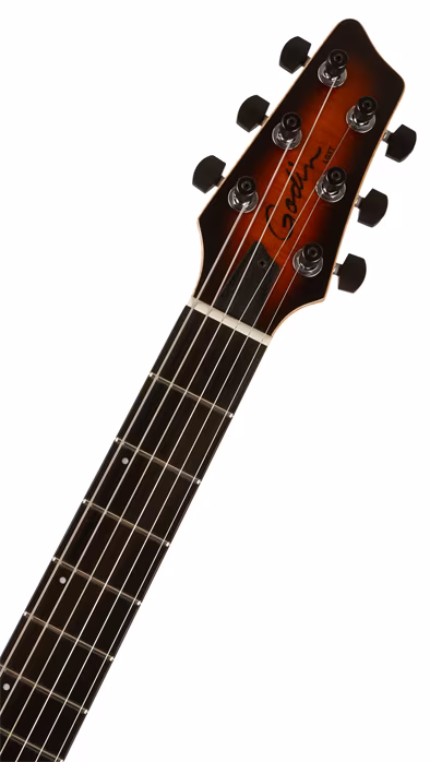 Godin LGXT SA Cognac Burst Flame AA - Elektrická hybridní midi kytara