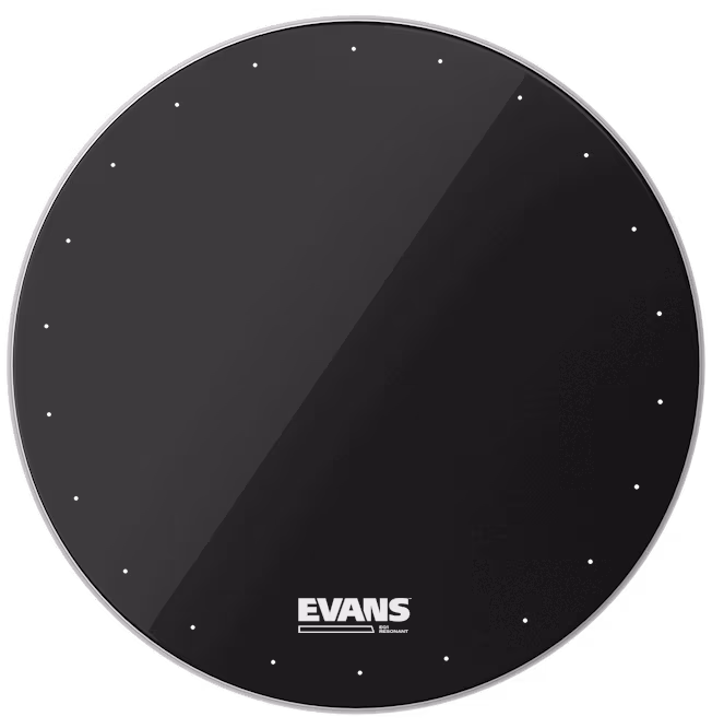 Evans 22" EQ1 Resonant Black - Rezonanční blána na basový buben