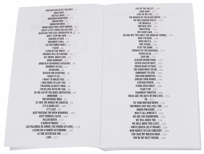 MS The Little Black Songbook: Queen - Zpěvník