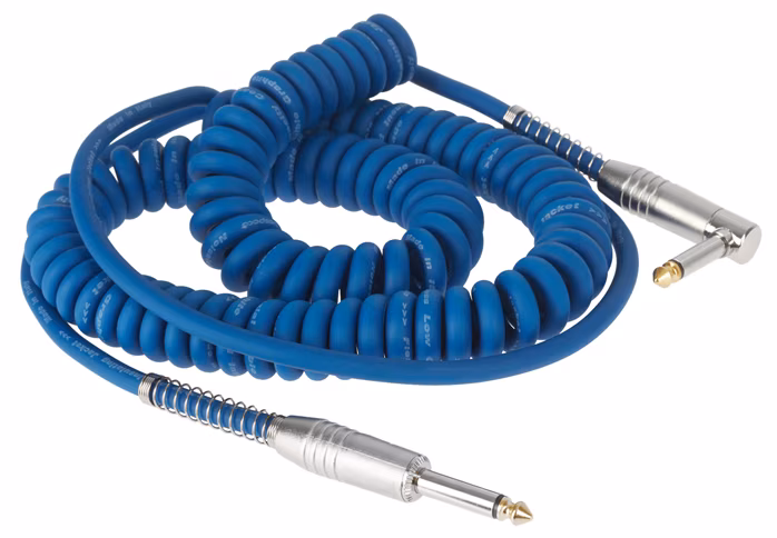 Bespeco CEA500 BL - Kroucený nástrojový kabel