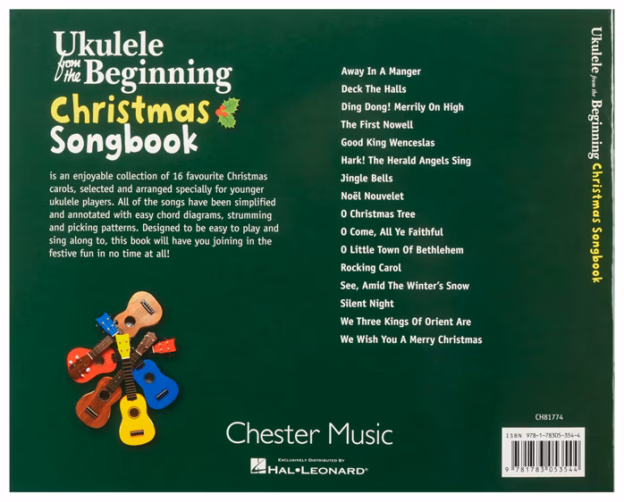 MS Ukulele From The Beginning Christmas Songbook - Koledy
