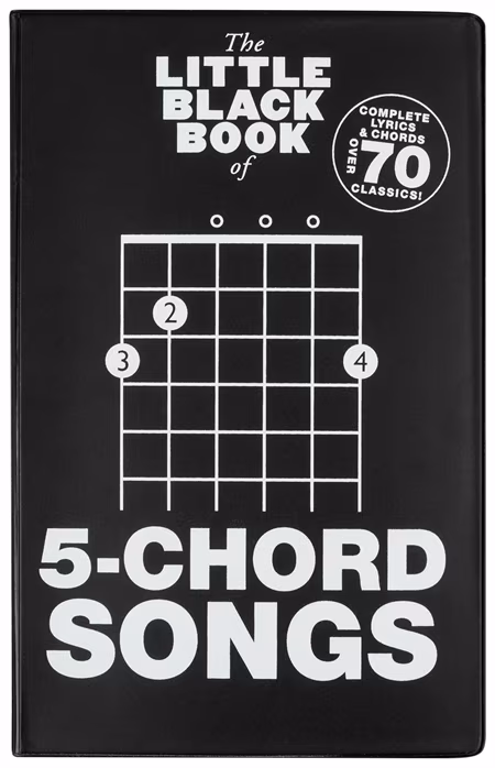 MS The Little Black Book Of 5-Chord Songs - Zpěvník