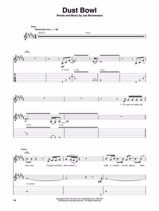 MS Guitar Play-Along: Joe Bonamassa - Škola hry na kytaru