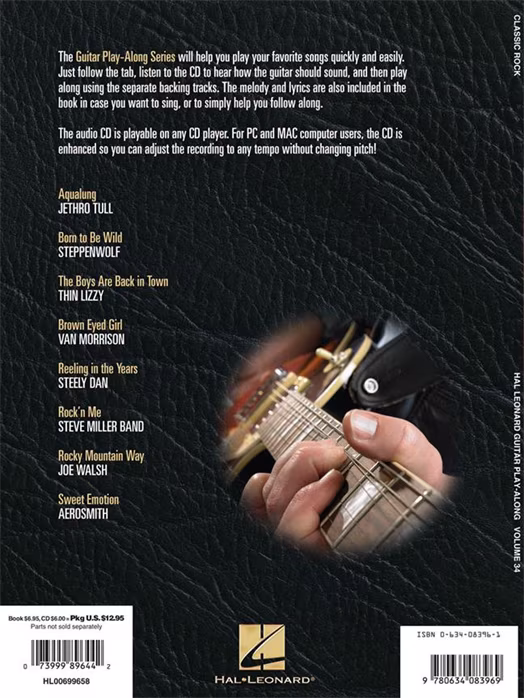 MS Guitar Play-Along: Classic Rock - Škola hry na kytaru