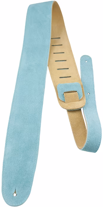 Perri's Leathers 209 Soft Suede Teal - Kytarový popruh