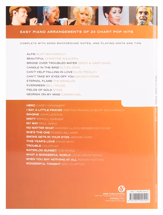 MS Really Easy Piano: Ballads - Noty pro klavír