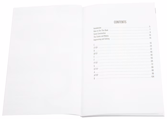 MS Hal Leonard Bass Method Bass Scale Finder 6x9 - Škola hry na baskytaru