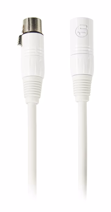 Adam Hall K4 MMF 0100 SNOW - Mikrofonní kabel