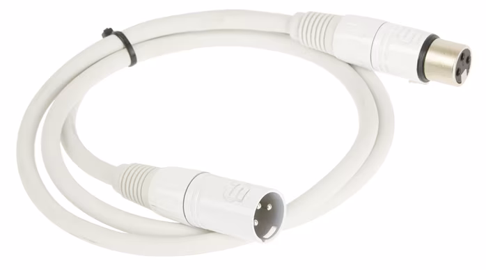 Adam Hall K4 MMF 0100 SNOW - Mikrofonní kabel