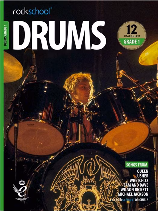 MS Rockschool Drums Grade 1 (2018) - Noty pro bicí