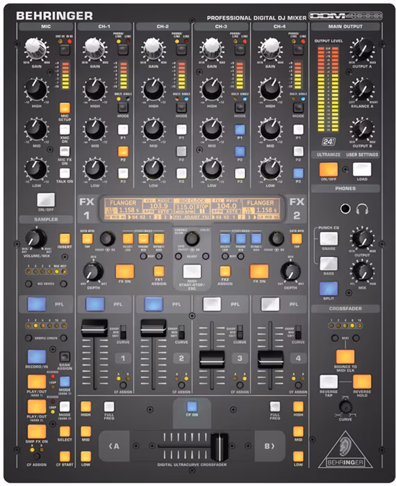 Behringer DDM4000 - DJ mixpult