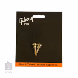 Gibson Strap Buttons Brass - Rolna na popruh