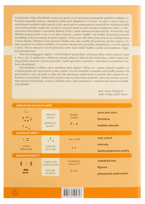 KN Klavihrátky - s pastelkami u klavíru - přípravný pracovní sešit - Škola hry na klavír
