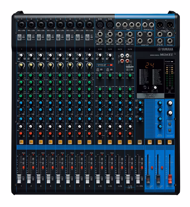 Yamaha MG16XU - Analogový mixážní pult