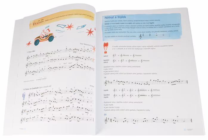 KN Flautoškola 3 - Učebnice hry na sopránovou zobcovou flétnu - Škola hry na sopránovou zobcovou flétnu