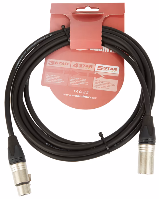 Adam Hall K5 MMF 0300 - Mikrofonní kabel