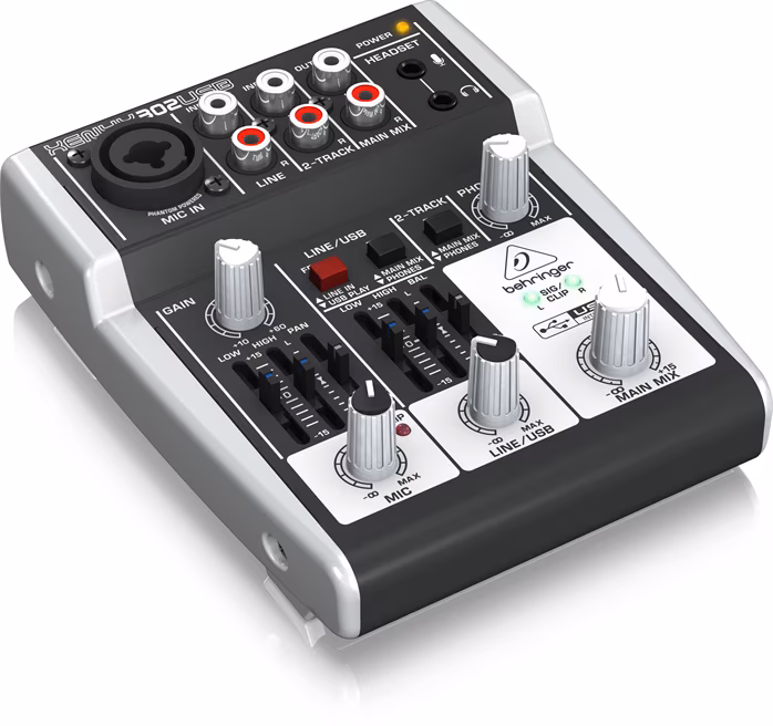 Behringer Xenyx 302USB - Analogový mixážní pult
