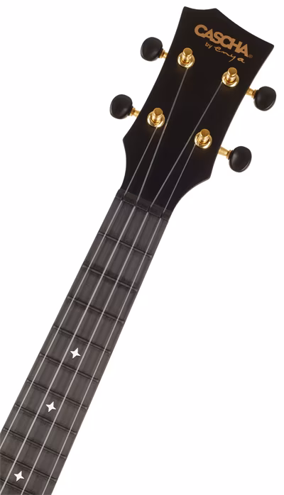 Cascha HH 2258 Carbon Fibre Ukulele Set Black - Akustické ukulele