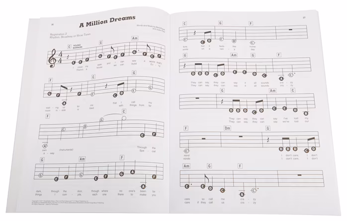 MS E-Z Play Today Volume 99: The Greatest Showman - Noty na keyboard