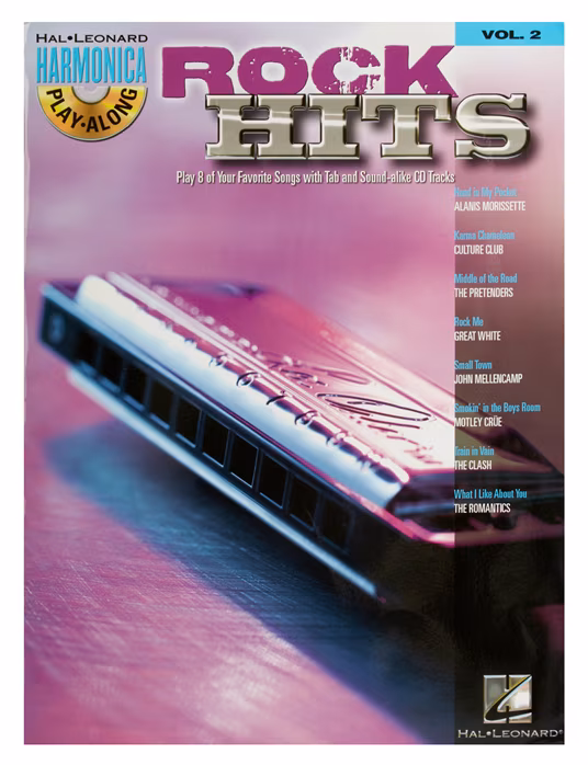 MS Harmonica Play-Along Volume 2: Rock Hits - Noty pro foukací harmoniku